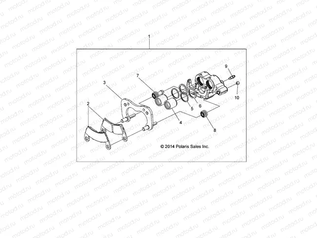 BRAKES | BRAKES, REAR CALIPER - R15RUA87/E87/YAA/ZAC ALL OPTIONS (49RGRCALIPERRR15CREW)