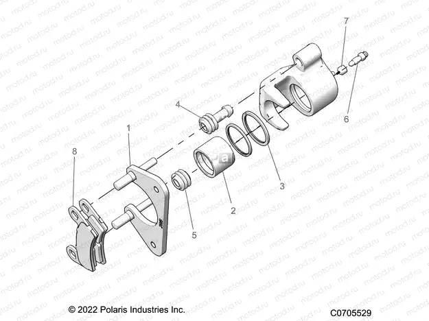 BRAKES | BRAKES, REAR CALIPER - R22TAE99FA/SFA/SCA/SCK (C0705529)