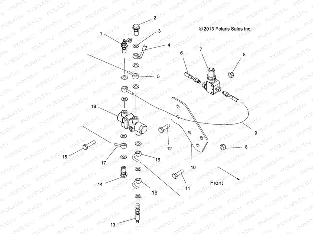 BRAKES | BRAKES, VALVE SYSTEM - A17SES57C1/C2/C7/CL/E1/E2/E7/EL/SET57C1/C2/E1/E2 (49ATVBRAKEVALVE14SP570F)