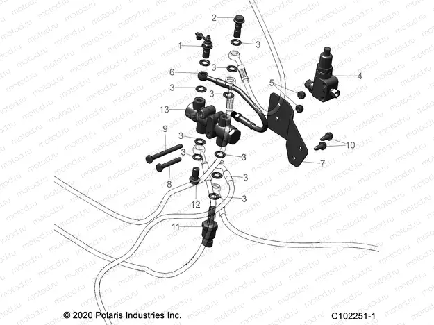 BRAKES | BRAKES, VALVE SYSTEM - A23SDE57P4 (C102251-1)