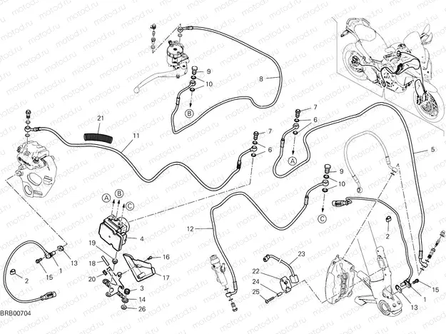 BRAKING SYSTEM ABS [MOD:MS950SSW]