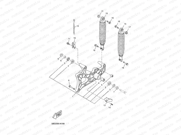 BRAS ARRIERE & SUSPENSION