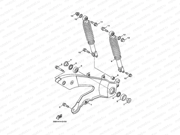 BRAZO TRASERO & SUSPENSION