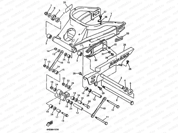 BRAZO TRASERO & SUSPENSION