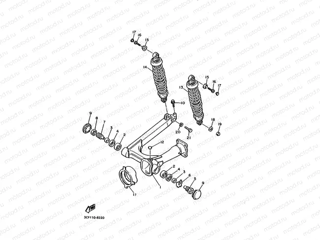 BRAZO TRASERO & SUSPENSION