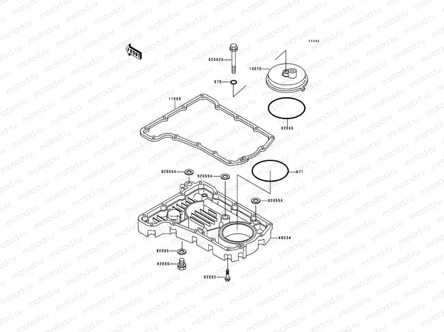 Breather Body/Oil Pan