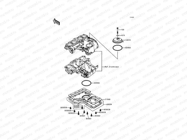 Breather Cover/Oil Pan