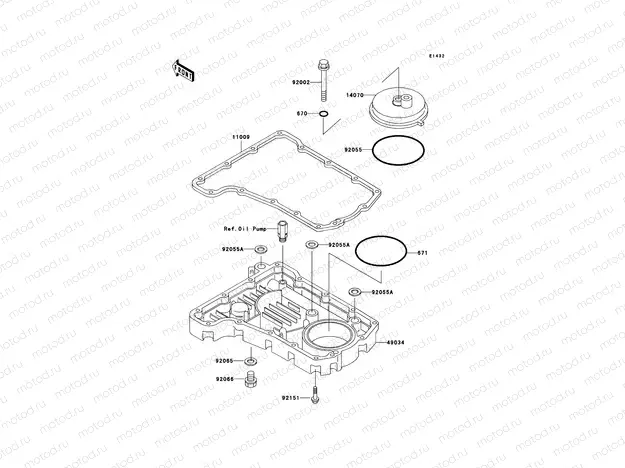 Breather Cover/Oil Pan