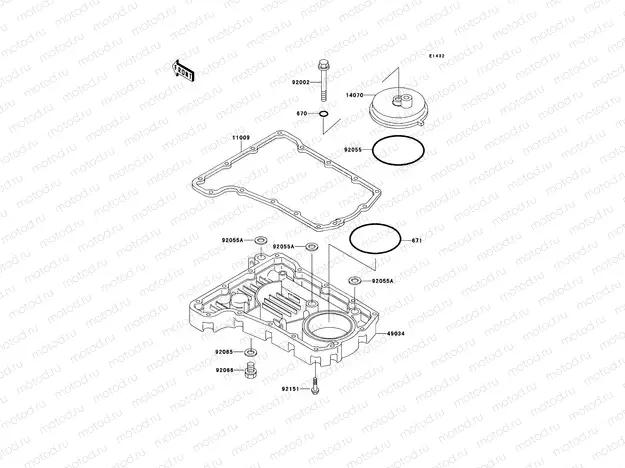 Breather Cover/Oil Pan