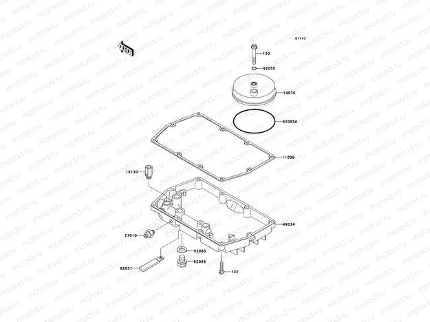 Breather Cover/Oil Pan