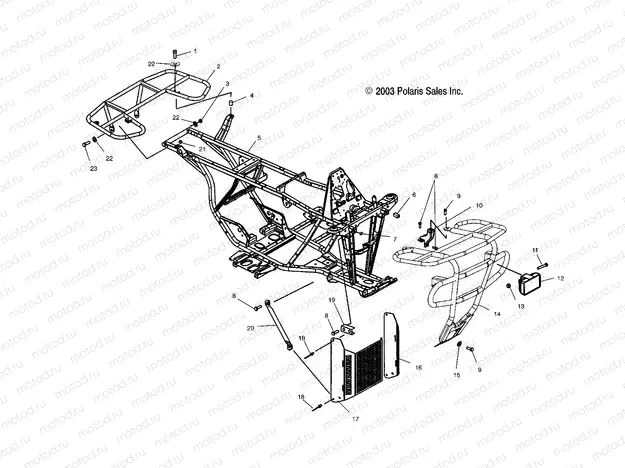 BUMPER and RACK MOUNTING - A04CA32AA/AB/FA (4986248624A06) | BUMPER and RACK MOUNTING - A04CA32AA/AB/FA (4986248624A06)