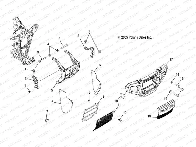 BUMPER MOUNTING - A06MH50AQ/AX/AY/AZ/AL/AT (4999205499920549A06) | BUMPER MOUNTING - A06MH50AQ/AX/AY/AZ/AL/AT (4999205499920549A06)