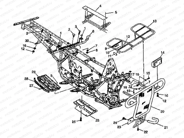 BUMPER/RACK MOUNTING - W98AE50A (4946394639a007) | BUMPER/RACK MOUNTING - W98AE50A (4946394639a007)