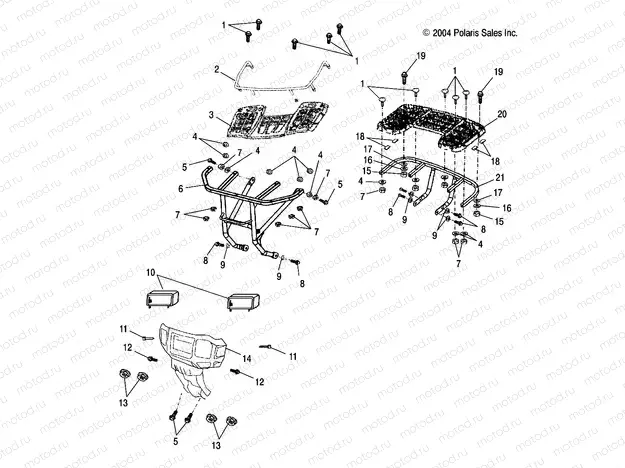 BUMPER/RACKS - A06FA09CA/CB/CC (4995069506B03) | BUMPER/RACKS - A06FA09CA/CB/CC (4995069506B03)