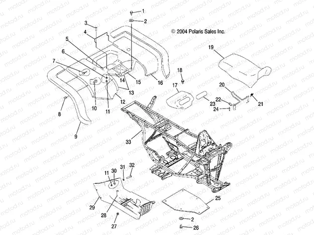 CAB | CAB, REAR and SEAT - A05CA32EA (4999200489920048A04)