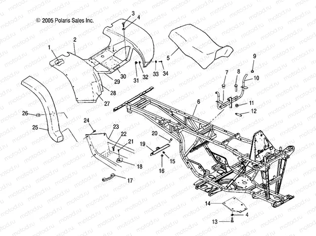 CAB | CAB, REAR and SEAT - A05CL50AA (4999201649920164A04)