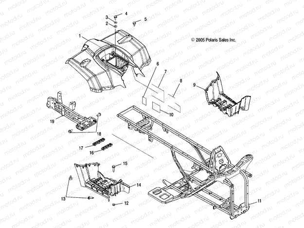 CAB | CAB, REAR, FRAME, and FOOTWELLS - A06LB27FA/LD27FB (4999206689920668A03)