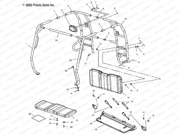 CAB FRAME  - C10RD50AA (4976437643A03) | CAB FRAME  - C10RD50AA (4976437643A03)