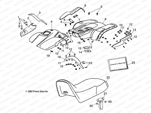 CAB/SEAT - A04FA09CA/CB (4987808780B04) | CAB/SEAT - A04FA09CA/CB (4987808780B04)