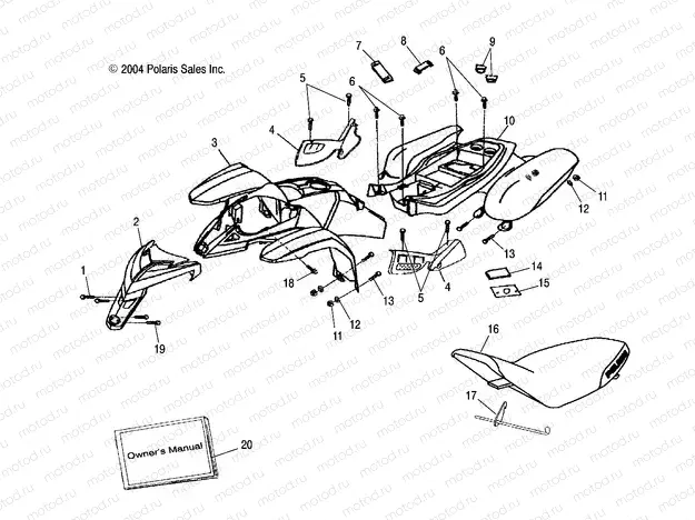 CAB/SEAT - A05KA09CA/CB (4995259525B05) | CAB/SEAT - A05KA09CA/CB (4995259525B05)