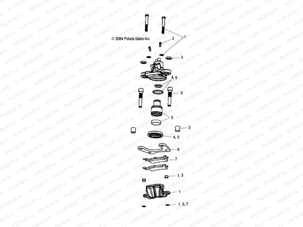 CALIPER | CALIPER, REAR - A05MH68AP (4999609960B08)