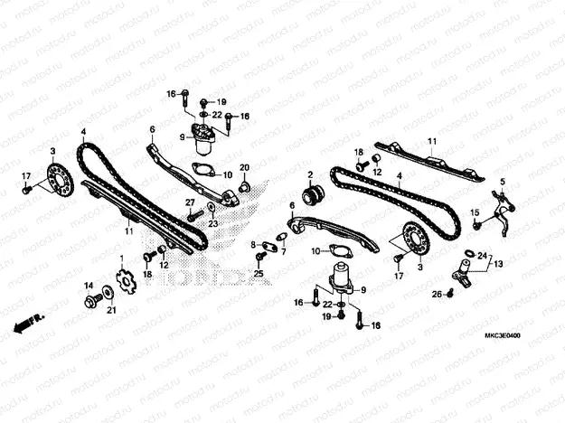 CAM CHAIN ​​/ TENSIONER