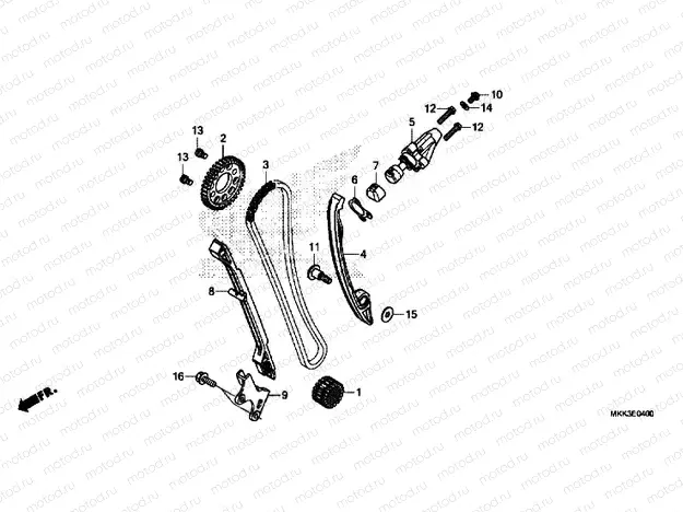 CAM CHAIN ​​/ TENSIONER