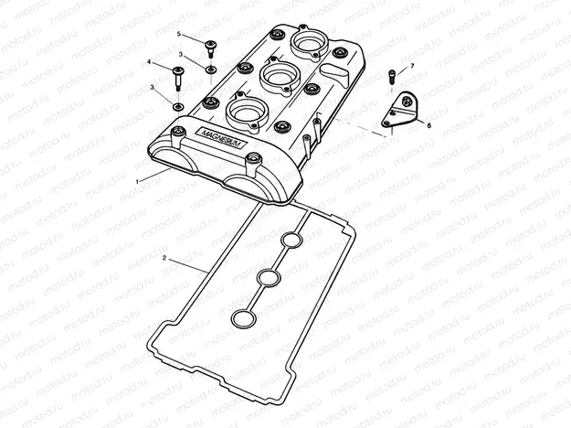 Cam Cover 885cc Engine
