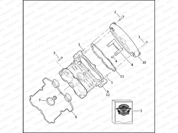 CAM COVERS - FRONT SHOWN