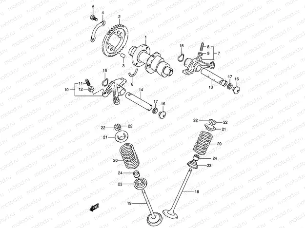 CAM SHAFT - VALVE