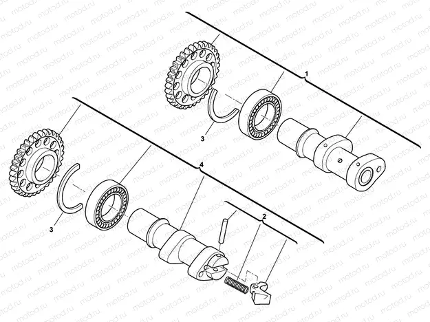 CAMSHAFT IN-EX