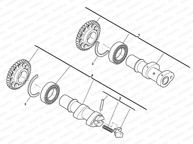 CAMSHAFT IN-EX