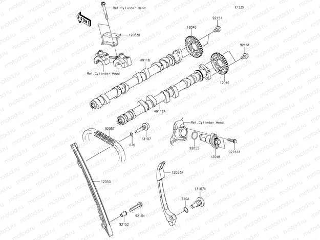 Camshaft & Tensioner