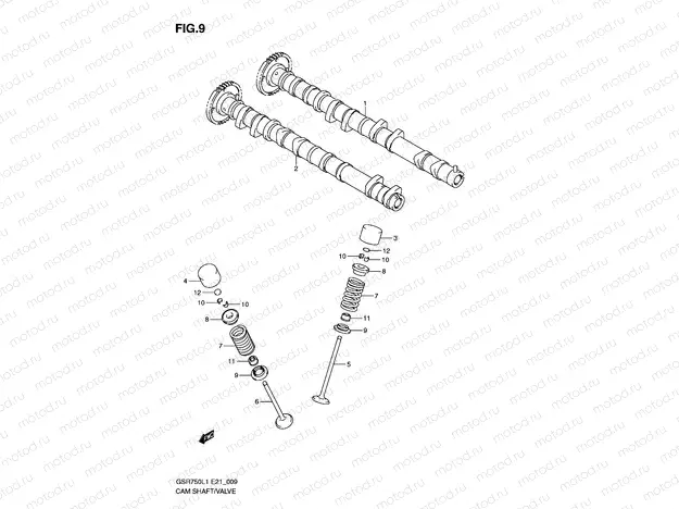 CAMSHAFT - VALVE