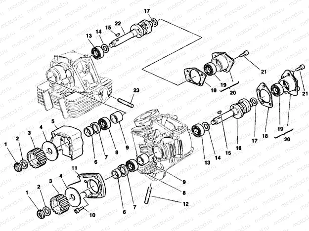 CAMSHAFT » VALVE DRIVE