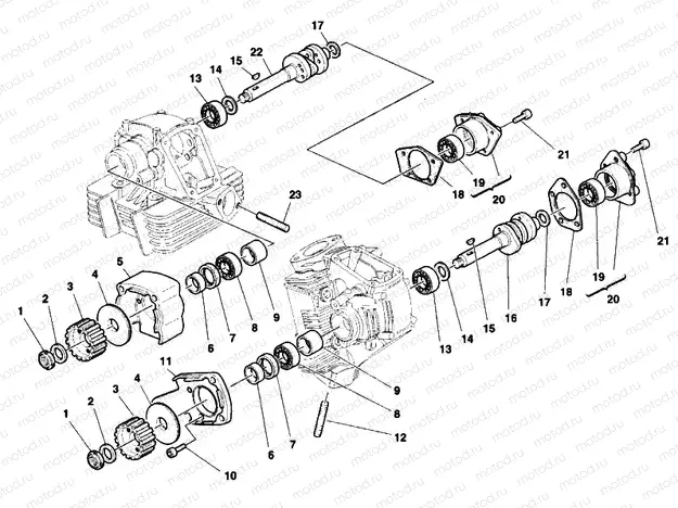 CAMSHAFT » VALVE DRIVE