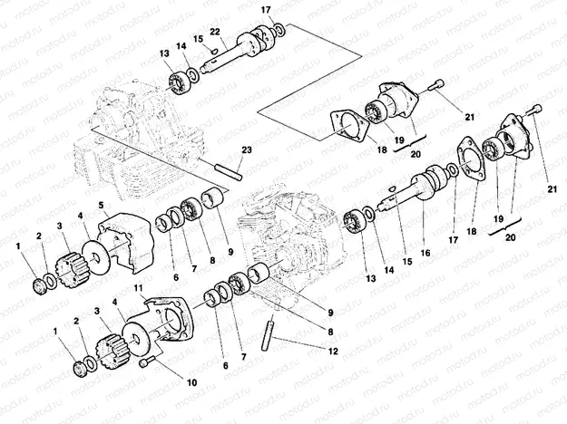 CAMSHAFT » VALVE DRIVE