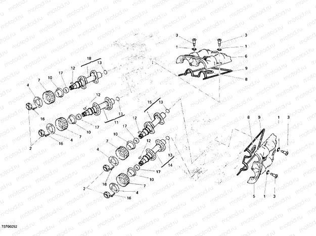 CAMSHAFT » VALVE DRIVE