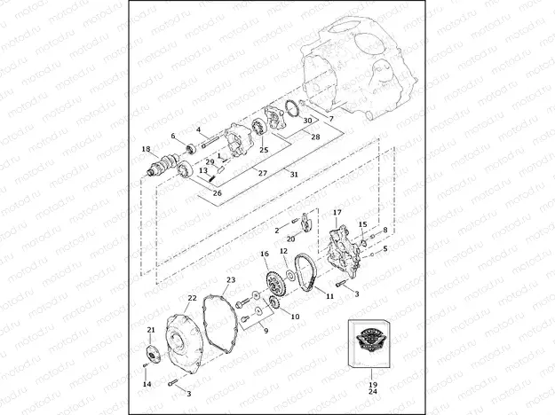 CAMSHAFTS AND CAMSHAFT COVER (1 OF 2)