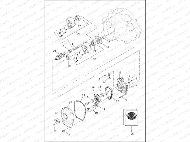 CAMSHAFTS AND CAMSHAFT COVER (2 OF 2)