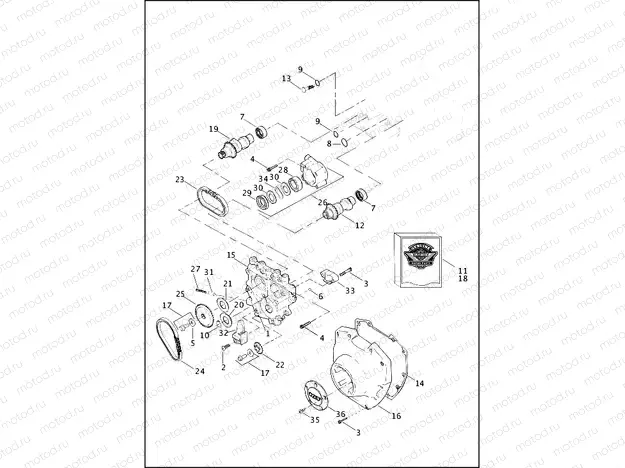 CAMSHAFTS & CAMSHAFT COVER - TWIN CAM 103â¢ (2 OF 2)
