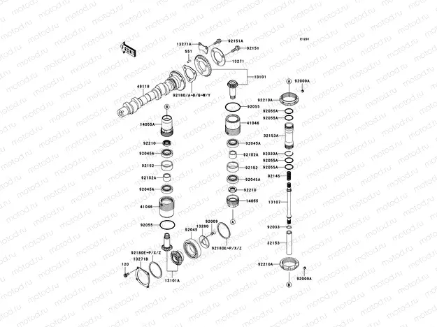 Camshaft(s)/Bevel Gear
