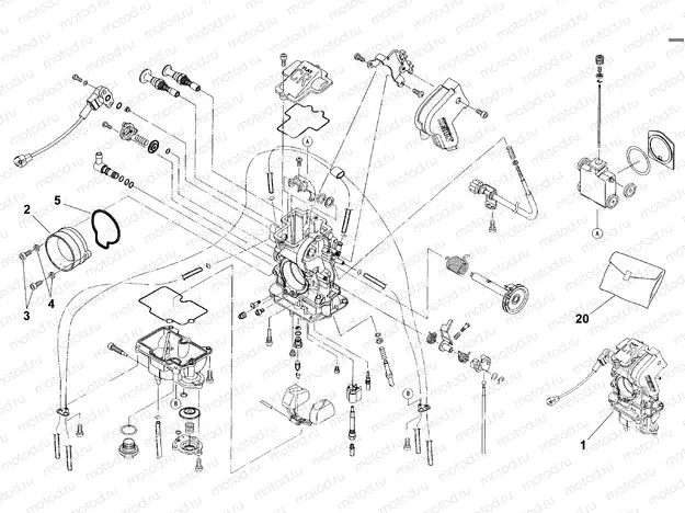 CARBURETOR (250-450-510)