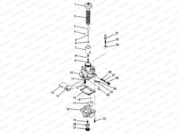 CARBURETOR 2x4 400L W947540 (4926752675C012) | CARBURETOR 2x4 400L W947540 (4926752675C012)