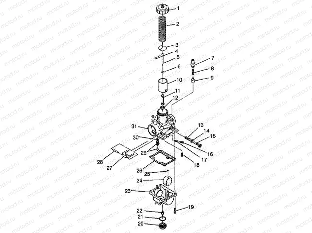 CARBURETOR (400L) XPRESS 400L W97CA38C (4939603960E004) | CARBURETOR (400L) XPRESS 400L W97CA38C (4939603960E004)