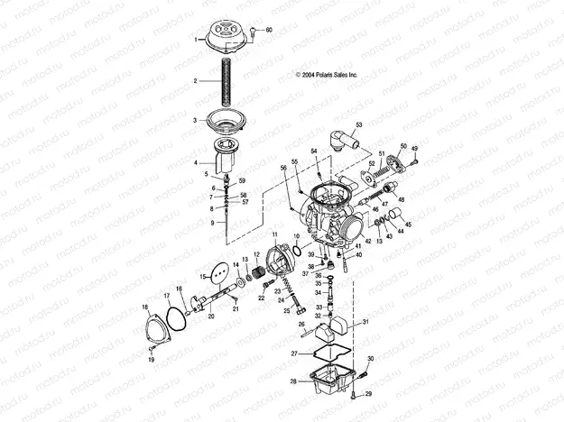 CARBURETOR - A03GJ50AA/AB (4995119511C09) | CARBURETOR - A03GJ50AA/AB (4995119511C09)