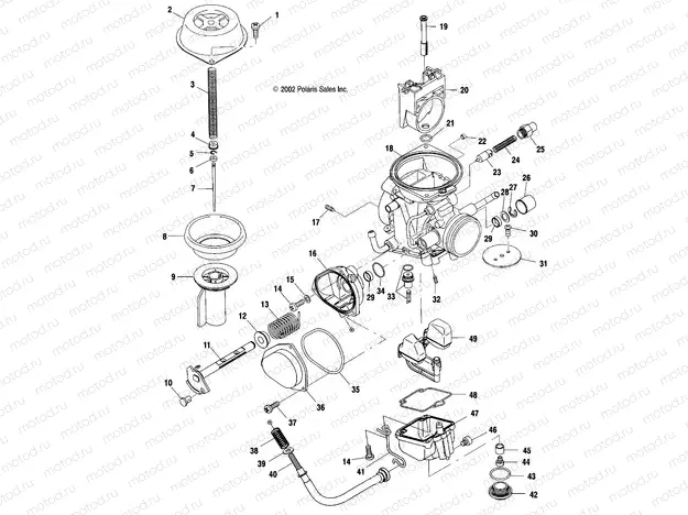 CARBURETOR - A04CH50AA/AC/AE/AG (4986088608D05) | CARBURETOR - A04CH50AA/AC/AE/AG (4986088608D05)