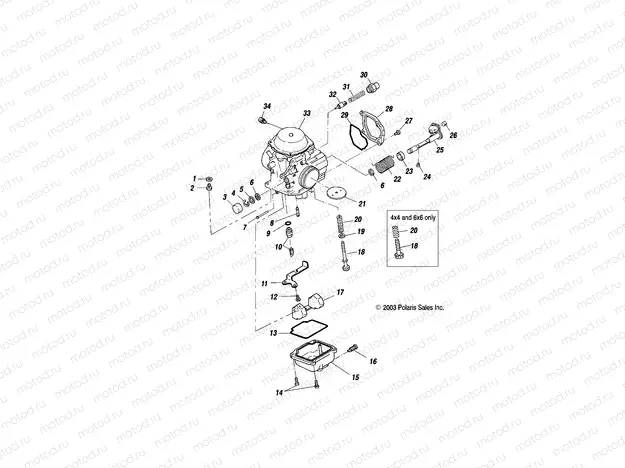 CARBURETOR - A11RB42AA/A11RD50AA/AB/A11RF50AA (4981798179D13) | CARBURETOR - A11RB42AA/A11RD50AA/AB/A11RF50AA (4981798179D13)