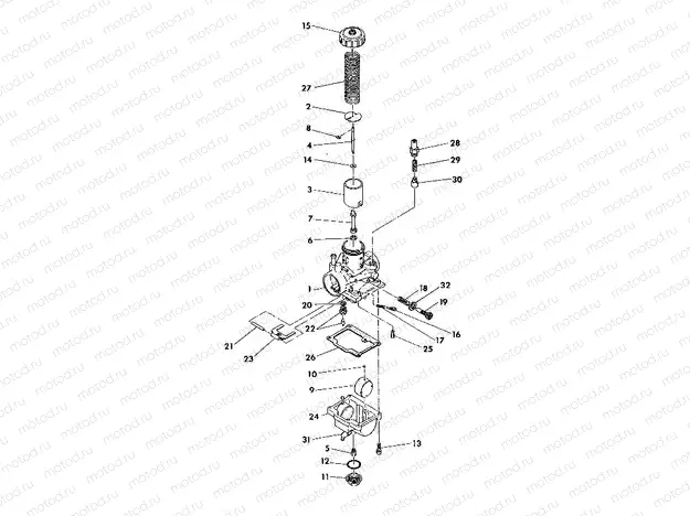 CARBURETOR ASSEMBLY 350 2X4 / W927539 (4922882288035A) | CARBURETOR ASSEMBLY 350 2X4 / W927539 (4922882288035A)