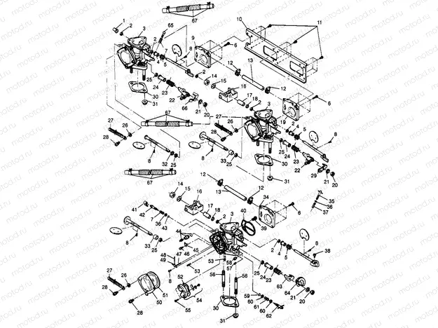 CARBURETOR ASSEMBLY SLX 780 B954287 (4933953395C002) | CARBURETOR ASSEMBLY SLX 780 B954287 (4933953395C002)